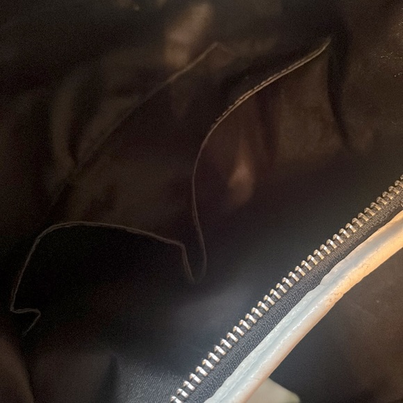 Grey/taupe leather coach bag - Picture 11 of 12